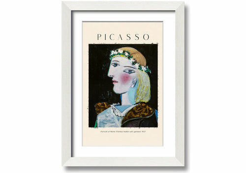 Portrait Of Marie-Therese Walter With Garland, 1937 By Picasso