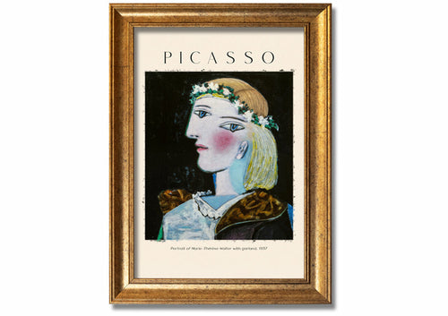 Portrait Of Marie-Therese Walter With Garland, 1937 By Picasso