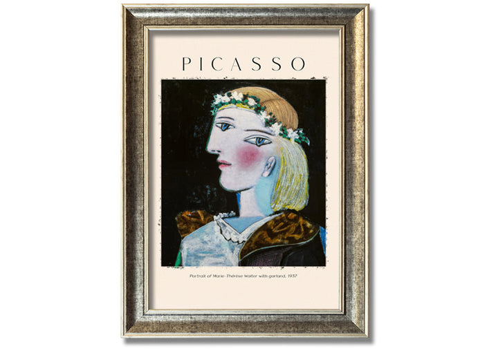 Portrait Of Marie-Therese Walter With Garland, 1937 By Picasso