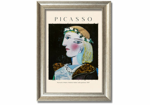 Portrait Of Marie-Therese Walter With Garland, 1937 By Picasso