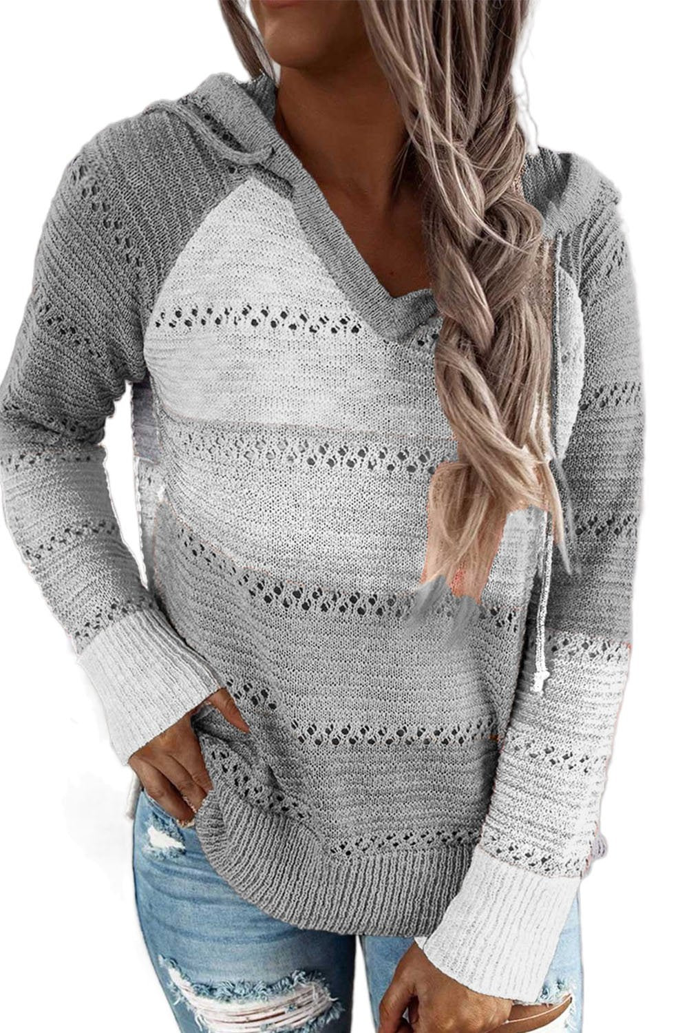 Beach Bonfire Knitted Hoodie