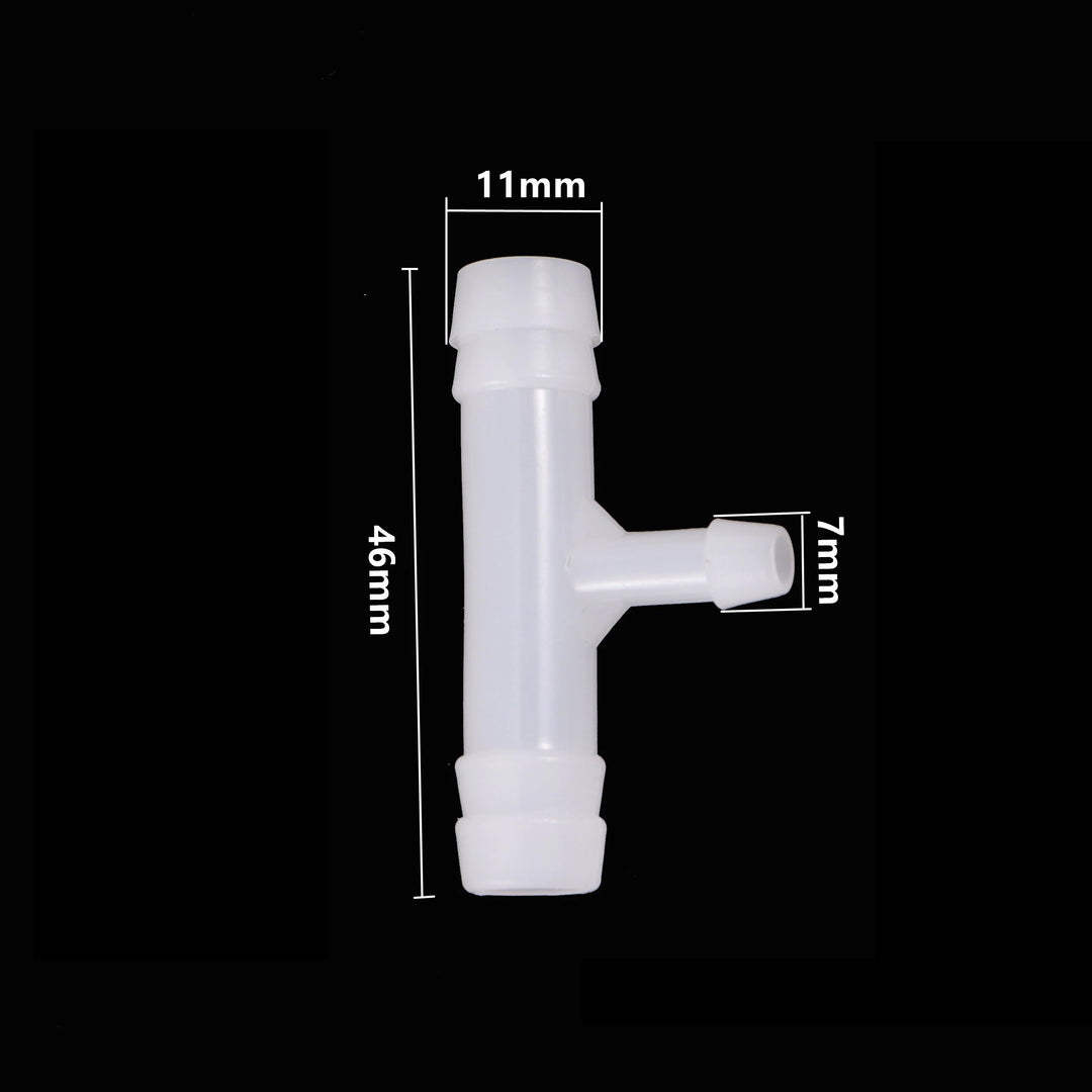 5Pcs 4/7mm Hose 8/11mm Hose Barb Water Connector Tee Y Coupling Garden Drip Irrigation Pipe Connection Fitting Water Splitter