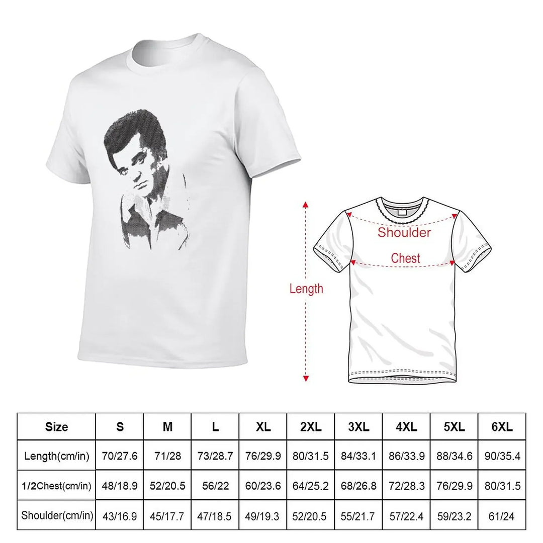 New Conway Twitty Halftone T-Shirt hippie clothes Tee shirt custom t shirts sports fan t-shirts workout shirts for men