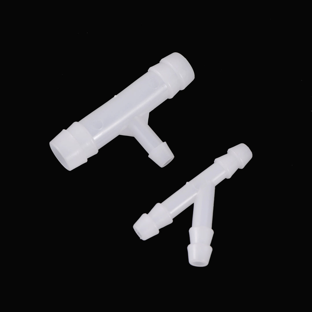 5Pcs 4/7mm Hose 8/11mm Hose Barb Water Connector Tee Y Coupling Garden Drip Irrigation Pipe Connection Fitting Water Splitter