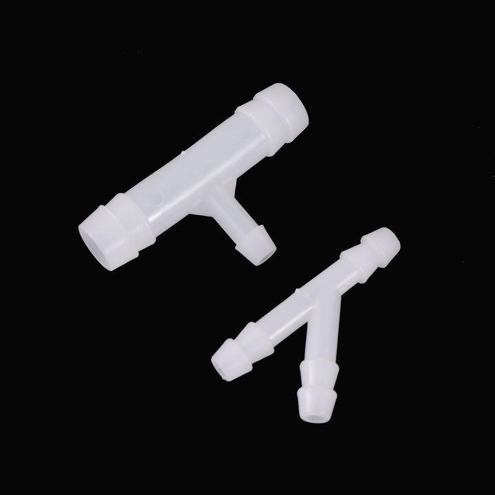 5Pcs 4/7mm Hose 8/11mm Hose Barb Water Connector Tee Y Coupling Garden Drip Irrigation Pipe Connection Fitting Water Splitter