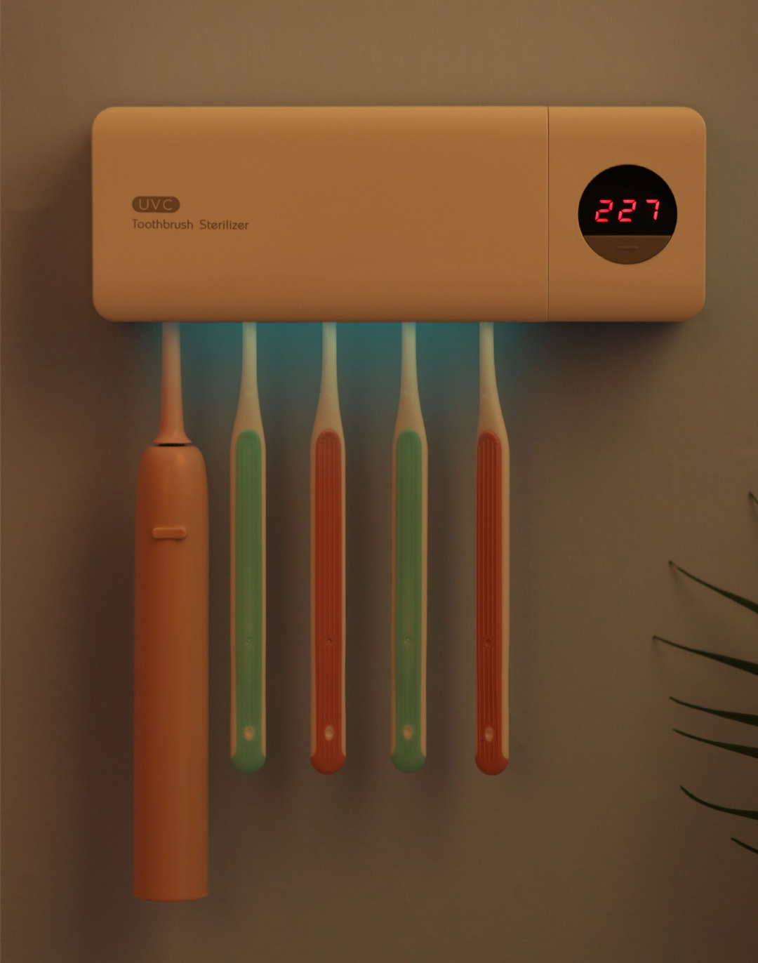 Rechargeable Toothbrush Holder for Ultraviolet Sterilization