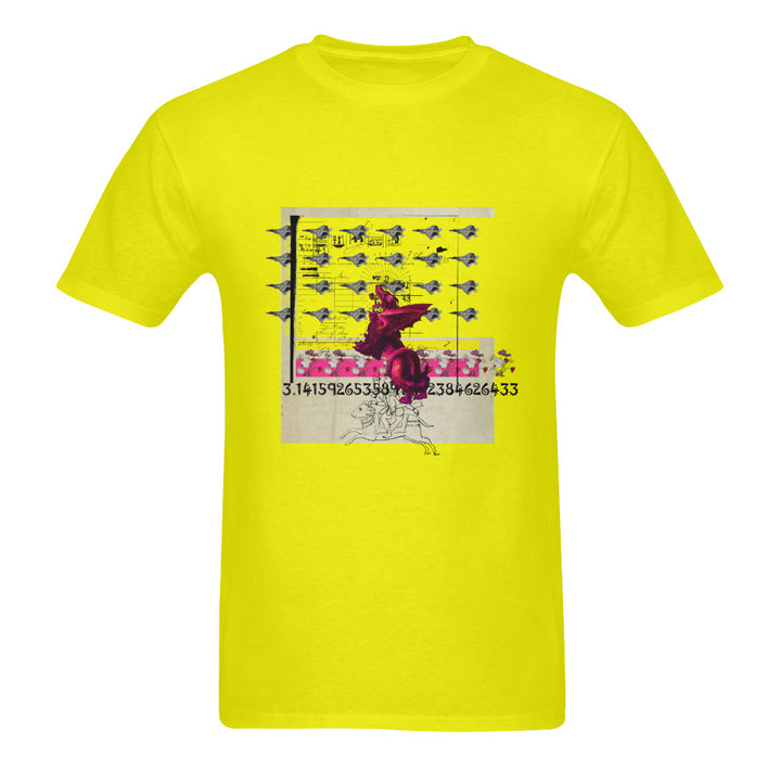 FLOWER POWER II Sunny Men's Printed Cotton Tee Shirt