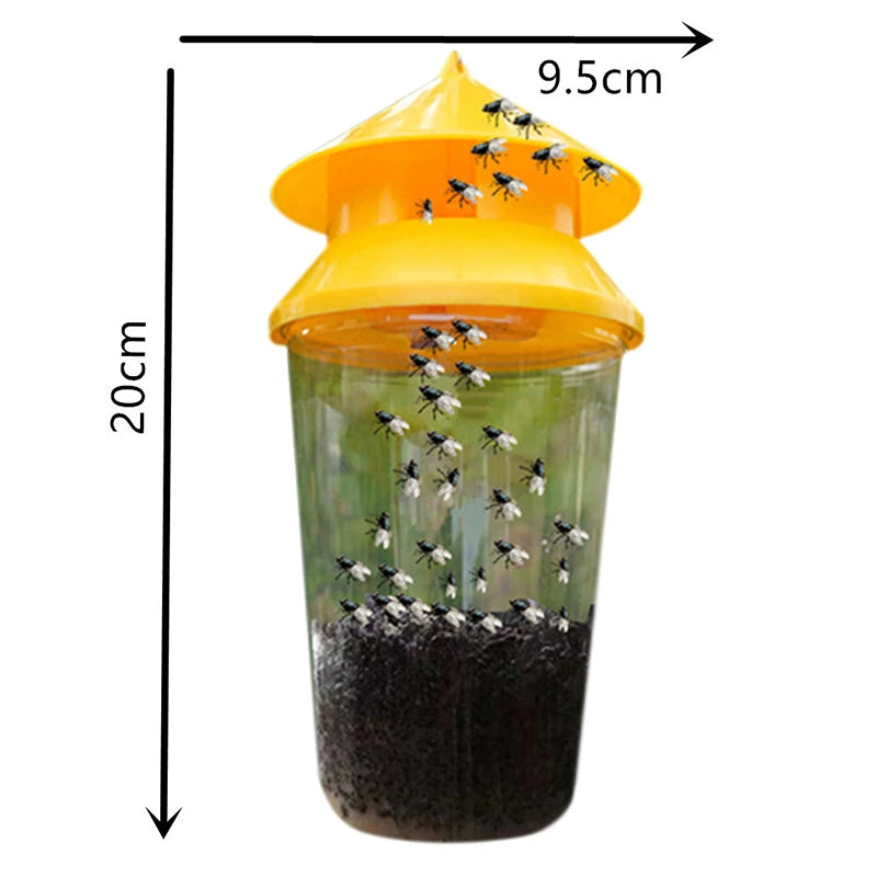 New Fruit Fly Trap Killer Plastic Drosophila Trap Anti Fly Fruit Fly Killer Catcher Orchard Insect Trap Pest Control For Orchard