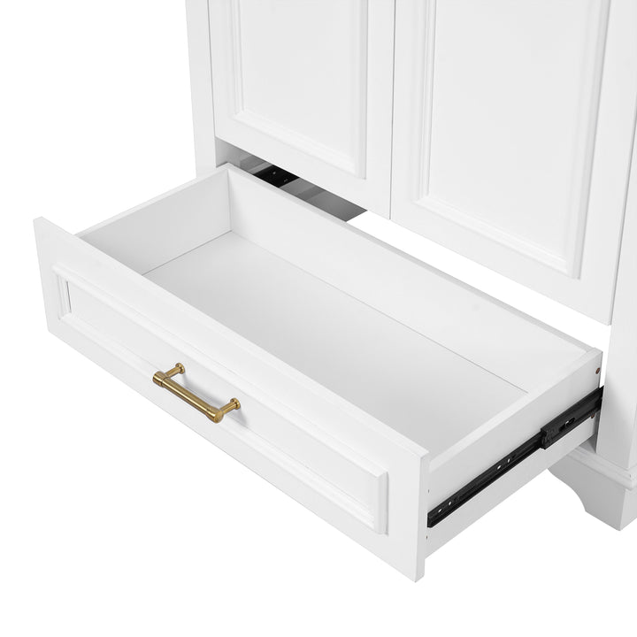 30' Luxurious Bathroom Vanity with Ceramic Sink, Bathroom Vanities