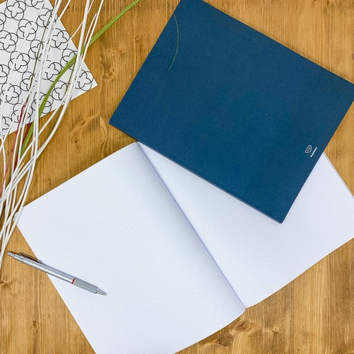 Dotted notebook, 108 page, soft touch cover, A4/A5/A5 pad, 24 color
