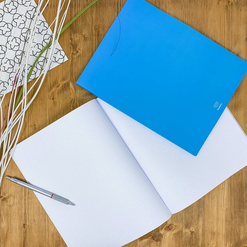 Dotted notebook, 108 page, soft touch cover, A4/A5/A5 pad, 24 color