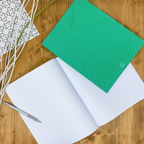 Dotted notebook, 108 page, soft touch cover, A4/A5/A5 pad, 24 color
