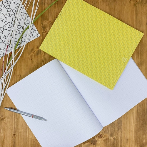Dotted notebook, 108 page, soft touch cover, A4/A5/A5 pad, 24 color