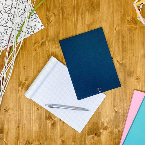 Dotted notebook, 108 page, soft touch cover, A4/A5/A5 pad, 24 color