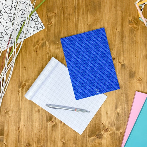 Dotted notebook, 108 page, soft touch cover, A4/A5/A5 pad, 24 color