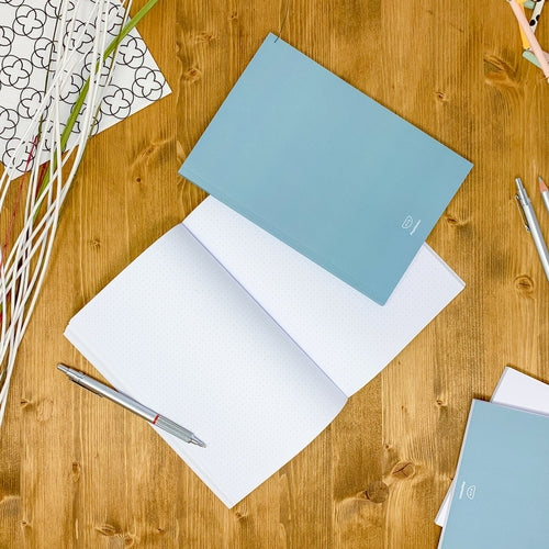 Dotted notebook, 108 page, soft touch cover, A4/A5/A5 pad, 24 color