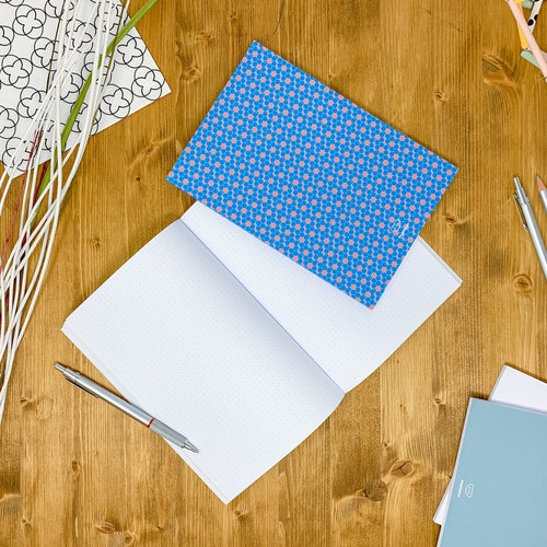 Dotted notebook, 108 page, soft touch cover, A4/A5/A5 pad, 24 color