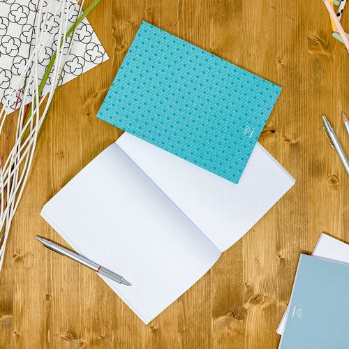 Dotted notebook, 108 page, soft touch cover, A4/A5/A5 pad, 24 color