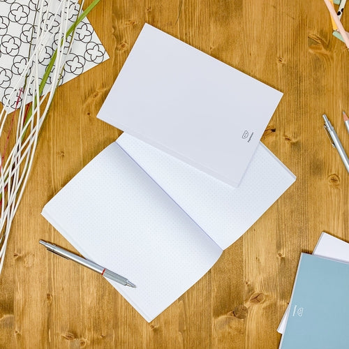 Dotted notebook, 108 page, soft touch cover, A4/A5/A5 pad, 24 color