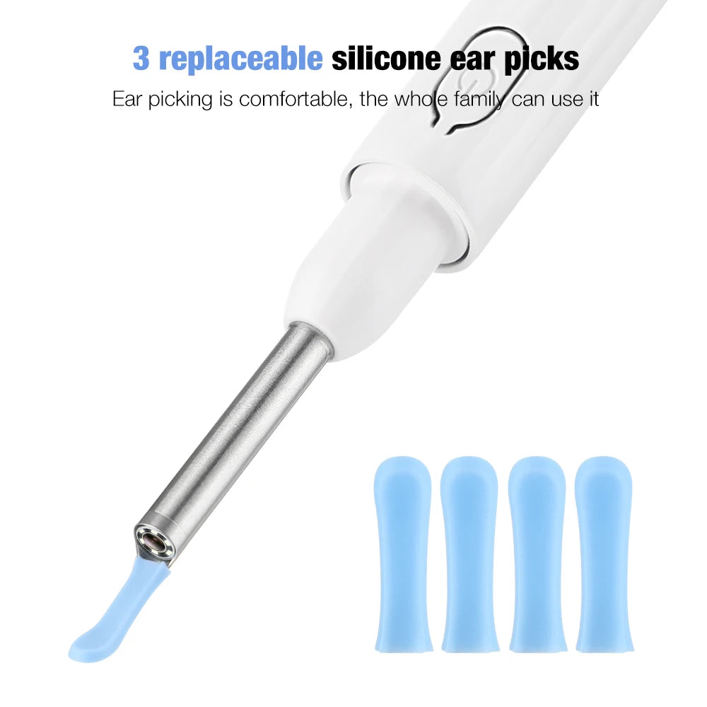 Wireless Smart Visual Ear Pick Removal Ear Wax Cleaner Spoon 3.5mm