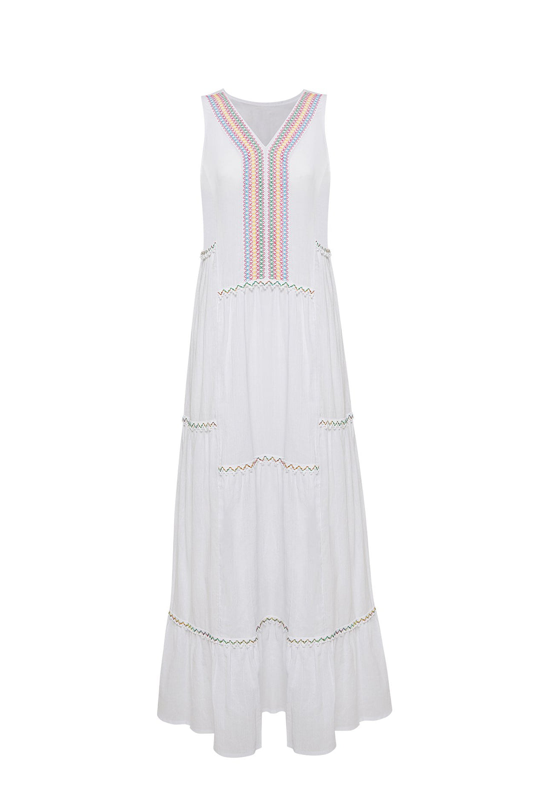 AMALFI MAXI DRESS - WHITE