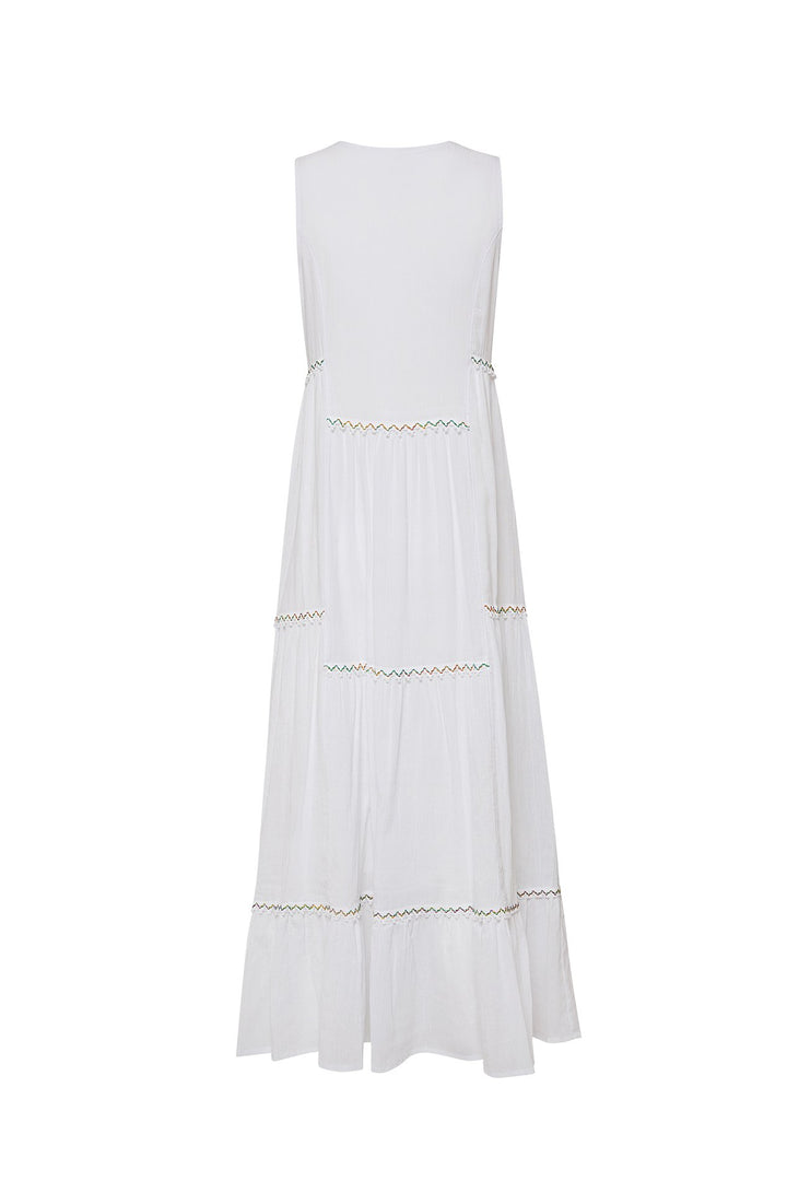 AMALFI MAXI DRESS - WHITE