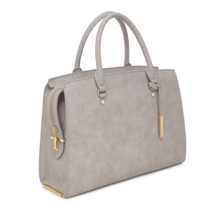 Grey - Aricia Vegan Luxury Computer Bag