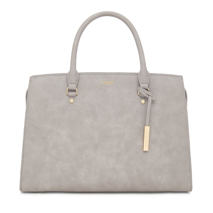 Grey - Aricia Vegan Luxury Computer Bag