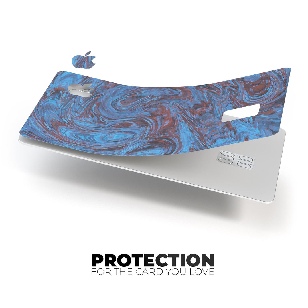 Blue Slate Marble Surface V41 - Premium Protective Decal Skin-Kit for