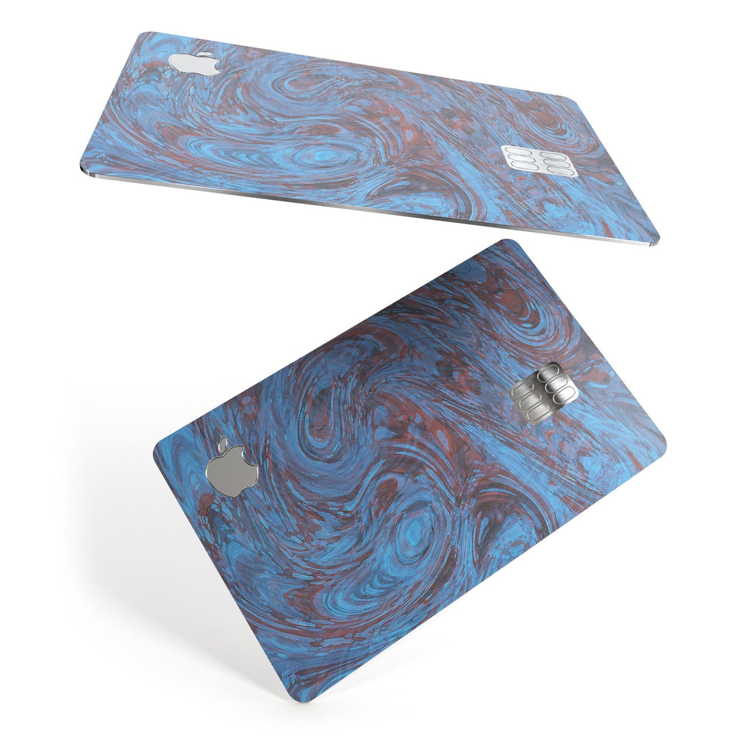 Blue Slate Marble Surface V41 - Premium Protective Decal Skin-Kit for