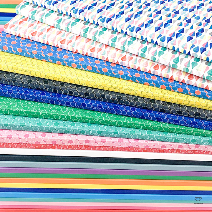 Dotted notebook, 108 page, soft touch cover, A4/A5/A5 pad, 24 color