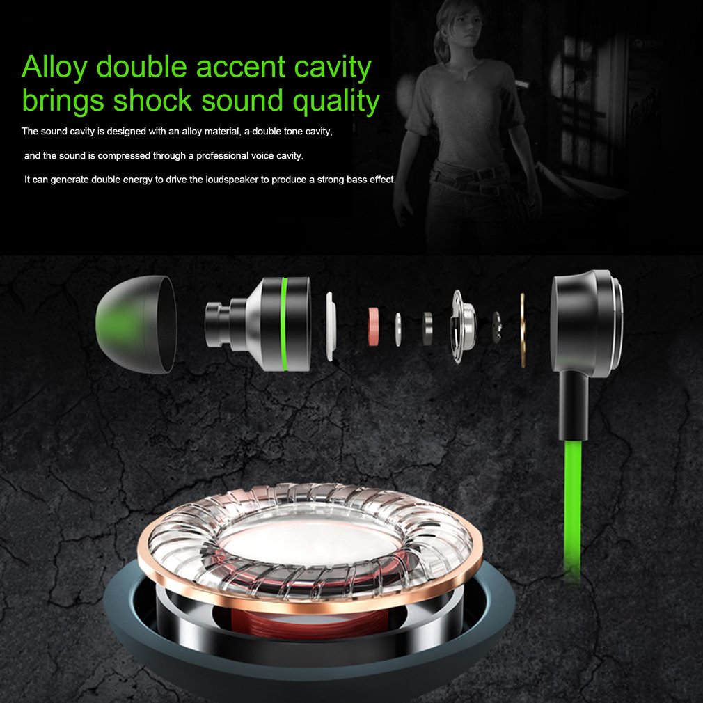 Stereo Bass High Sensitivity Mic Running In-Ear Earphones