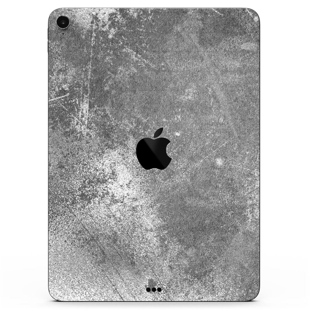 Distressed Silver Texture v2 - Full Body Skin Decal for the Apple iPad