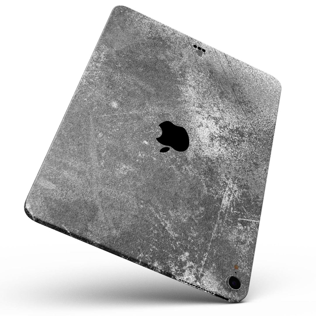 Distressed Silver Texture v2 - Full Body Skin Decal for the Apple iPad