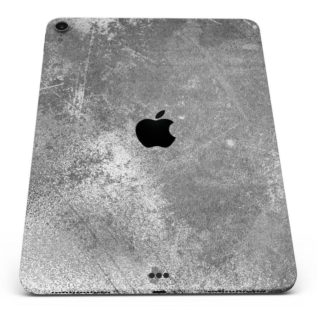 Distressed Silver Texture v2 - Full Body Skin Decal for the Apple iPad