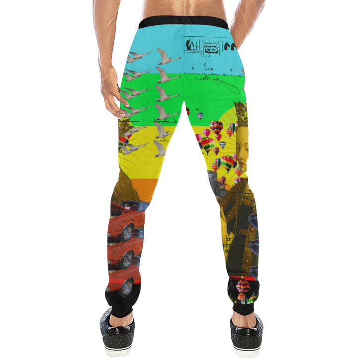 PRAYER Men's All Over Print Sweatpants