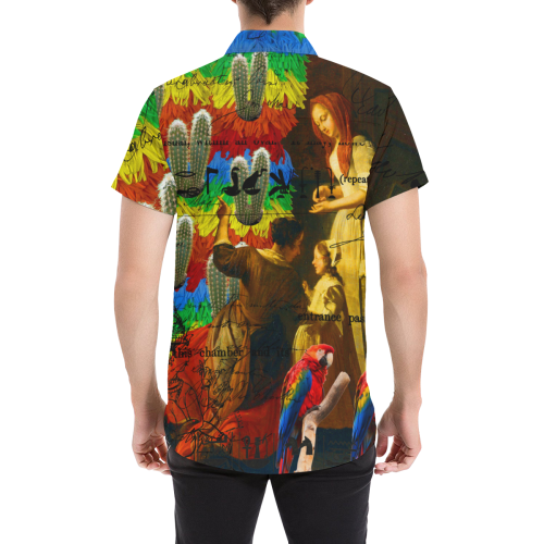 AND THIS, IS THE RAINBOW BRUSH CACTUS. II Men's All Over Print Short