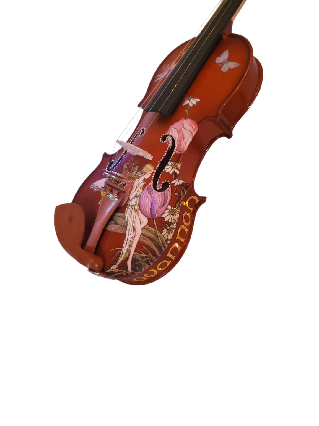 Fairy Violin II Outfit, w/ pastel crystals on fine tuners w/