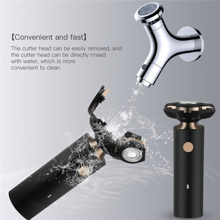 2 In 1 Electric Shaver Men's Beard Nose Ear Trimmer Portable Haircut