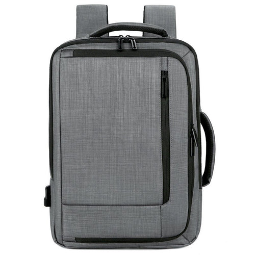 Men's Backpack Trendy Multifunctional Oxford Cloth Laptop Backpack USB