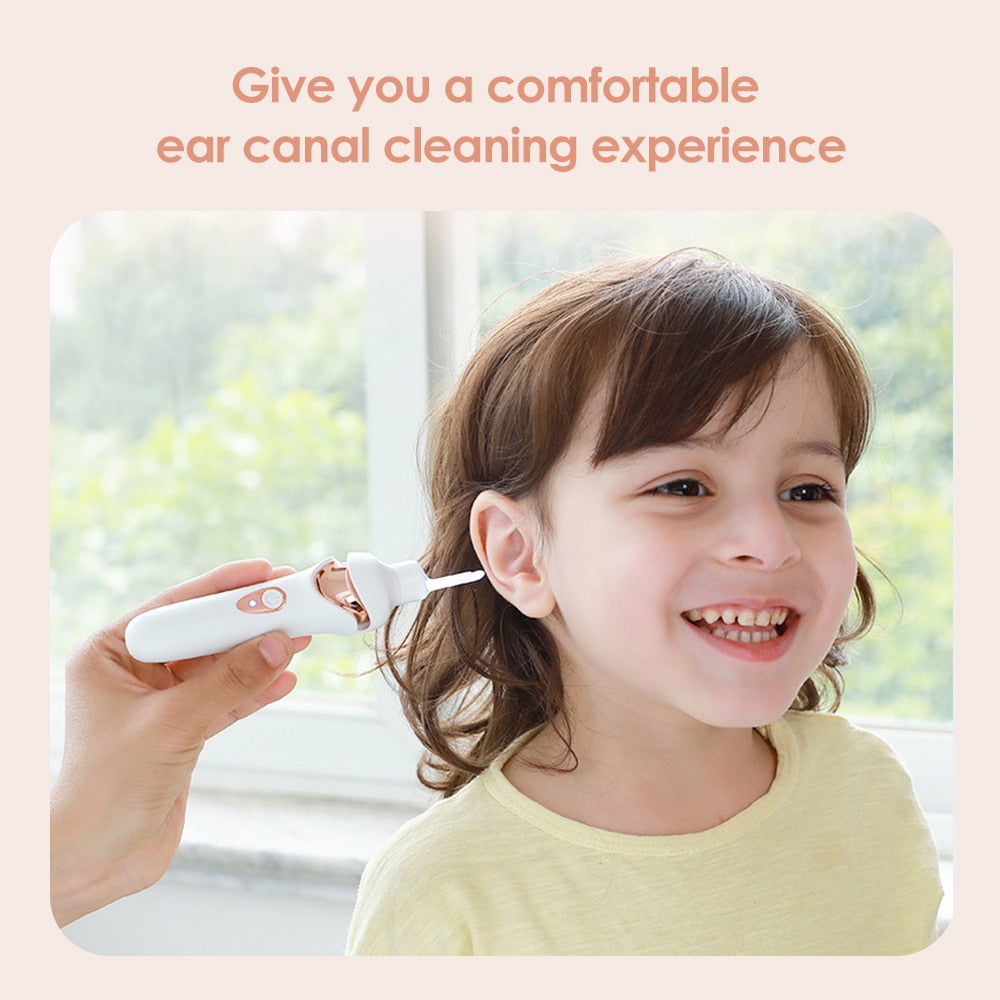 Electric Cordless Ear Pick Safe Vibration Painless Ear Cleaner Remover