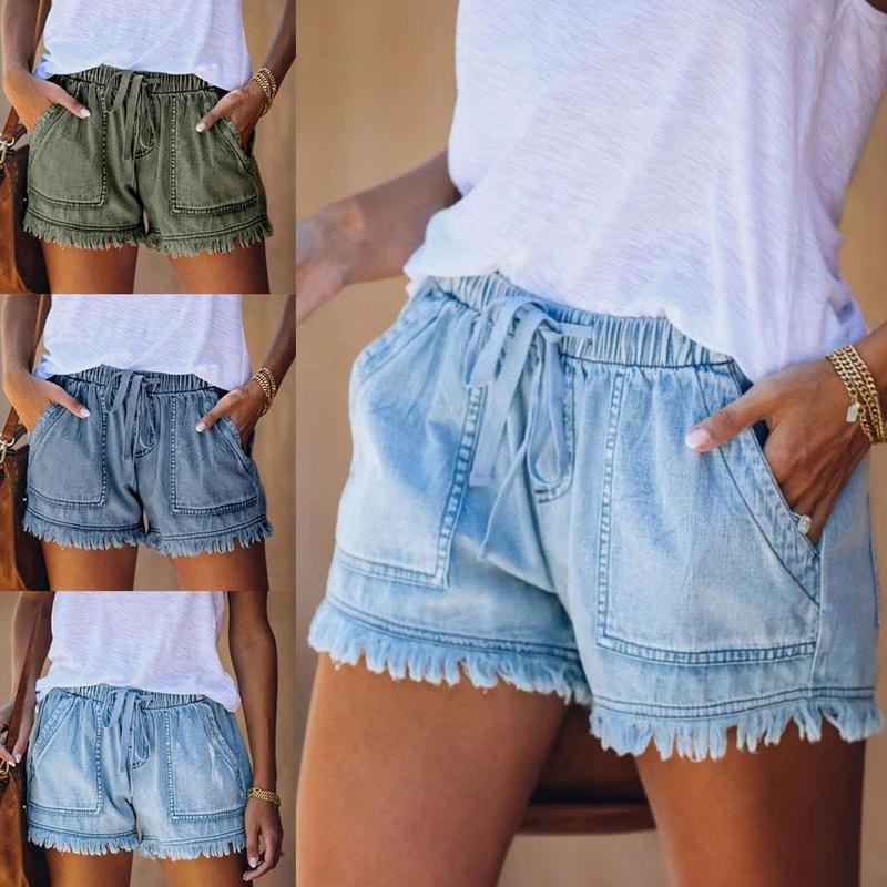 High Waisted Shorts Jeans Plus Size Denim Shorts
