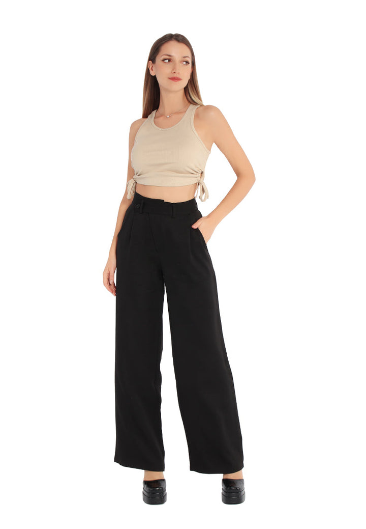 high waist flared pants