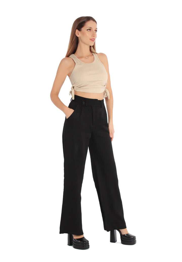 high waist flared pants