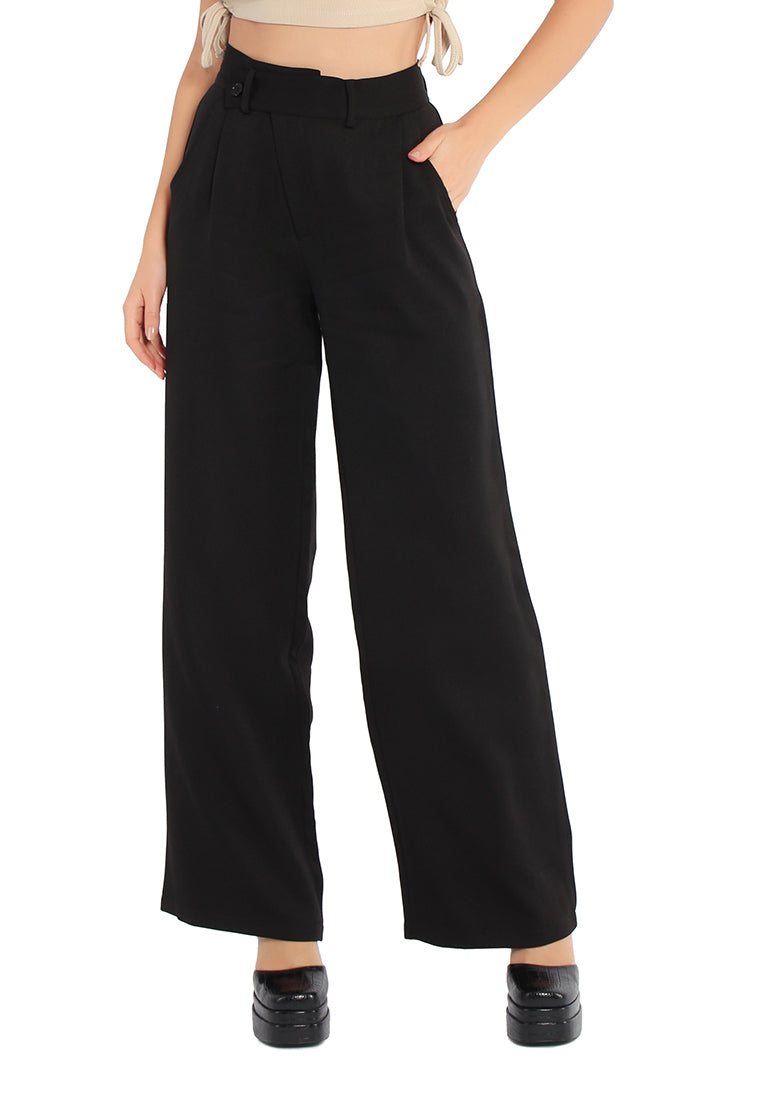 high waist flared pants