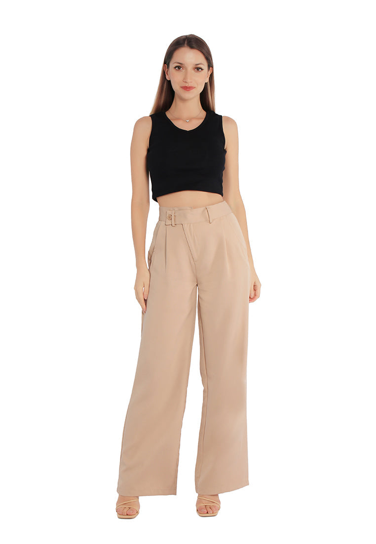 high waist flared pants