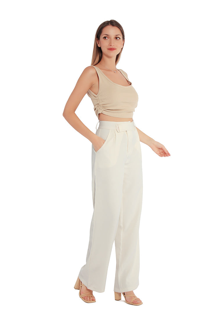 high waist flared pants