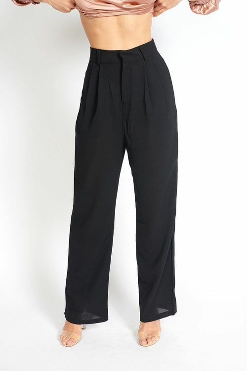 Essential High Waisted Suit Pants