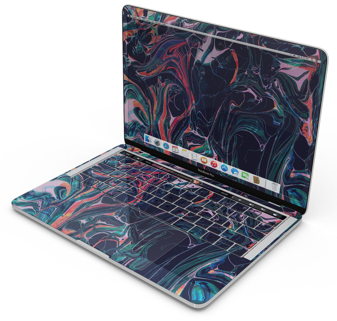 Liquid Abstract Paint Remix V30 - Skin Decal Wrap Kit Compatible with