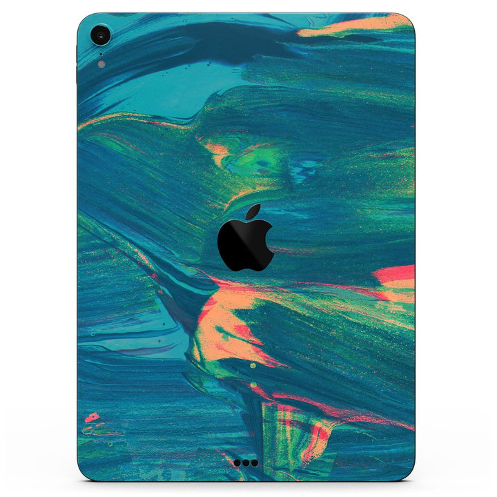 Liquid Abstract Paint Remix V89 - Full Body Skin Decal for the Apple